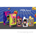 5000puffs foli box 1500mAh Bobine de maille de vape jetable